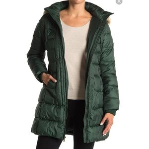 Women’s Larry Levine green parka size XL
